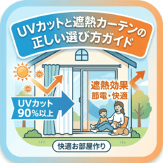 UVカットと遮熱カーテンの正しい選び方ガイド