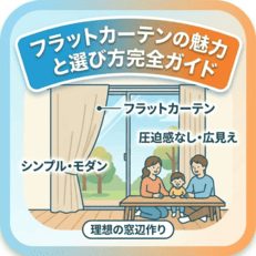 フラットカーテンの魅力と選び方完全ガイド