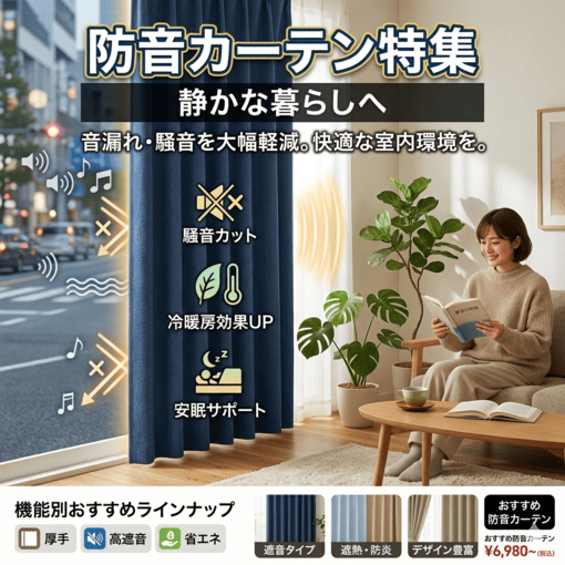 防音カーテン特集