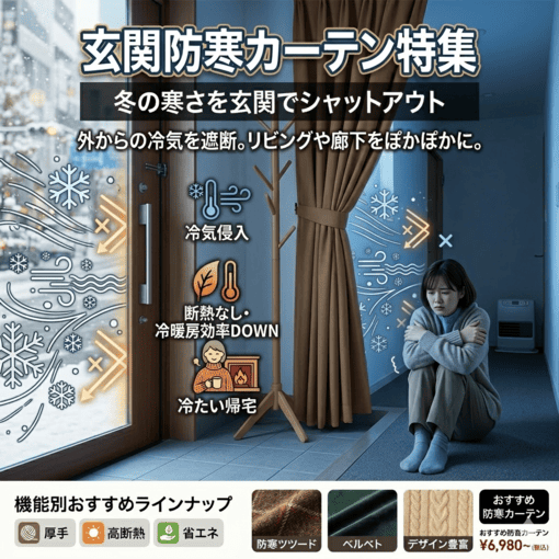 玄関防寒カーテン特集