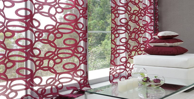 【形態安定加工付】【TESORO】ミナモ〜水面に幾重にも広がる波紋。大きく重なり合う線描により水辺を連想させる意匠です。