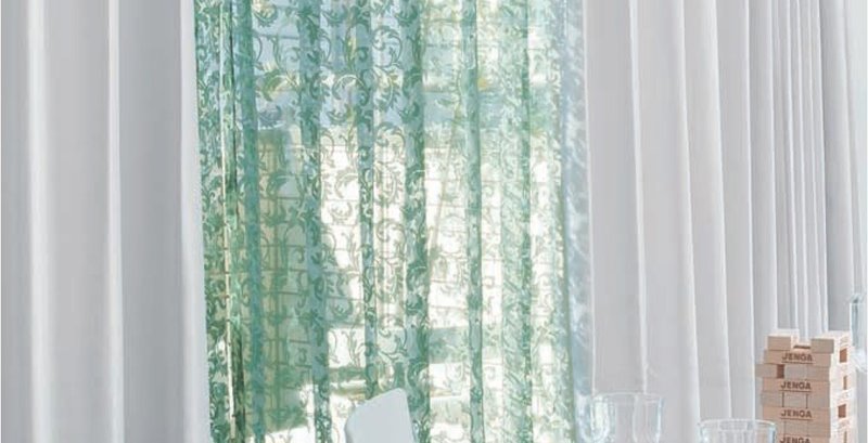 【形態安定加工付】【TESORO】サラサ〜西洋のクラシックなオーナメントを更紗風にアレンジ