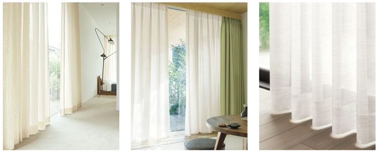 夜も見えないレースカーテンの種類
