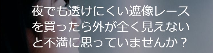外が見える涼しやNEO遮熱レースIP7915
