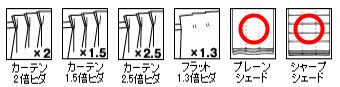 シェード制作対応アイコン